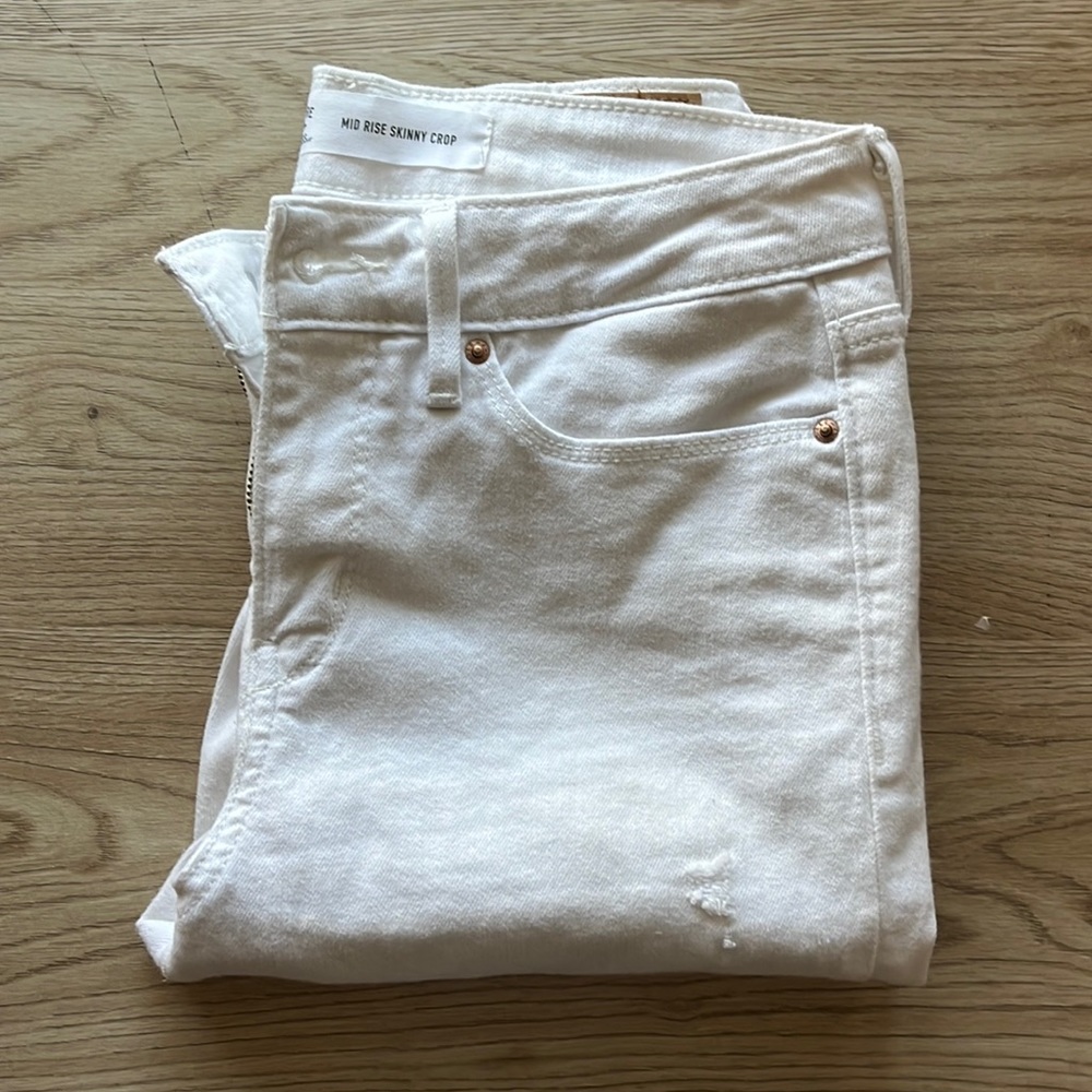 White ripped jeans!